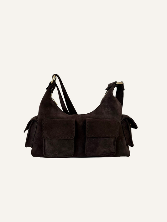 Ilana Suede Shoulder Bag