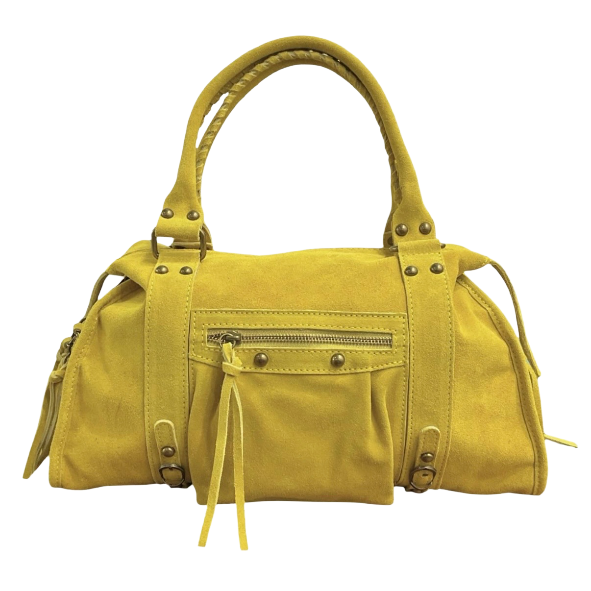 Large Giulia Suede Bag