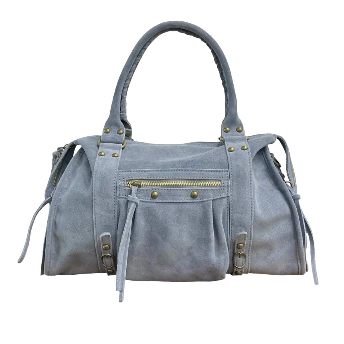 Large Giulia Suede Bag